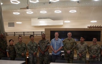 The Honorable Mr. Tim Dill visits MCB Camp Blaz Chow Hall