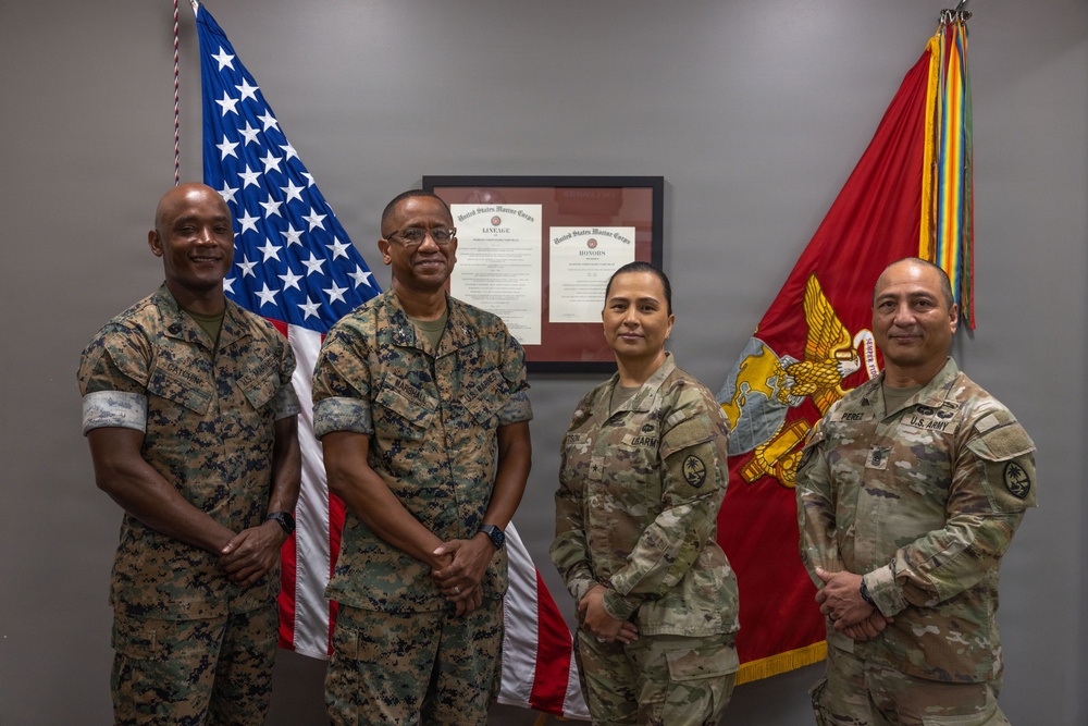 Guam National Guard Leadership Visits Camp Blaz