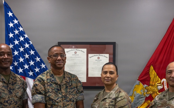 Guam National Guard Leadership Visits Camp Blaz