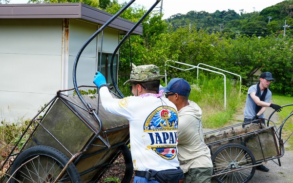 SRF-JRMC volunteers perform community service at Miura Shiratori-en