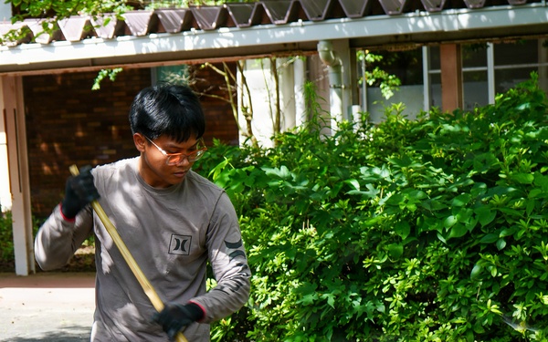 SRF-JRMC volunteers perform community service at Miura Shiratori-en