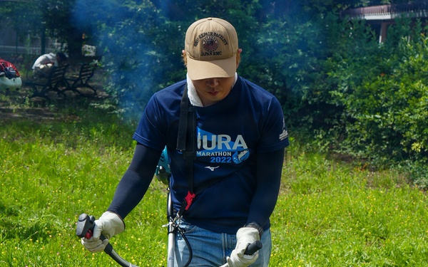 SRF-JRMC volunteers perform community service at Miura Shiratori-en