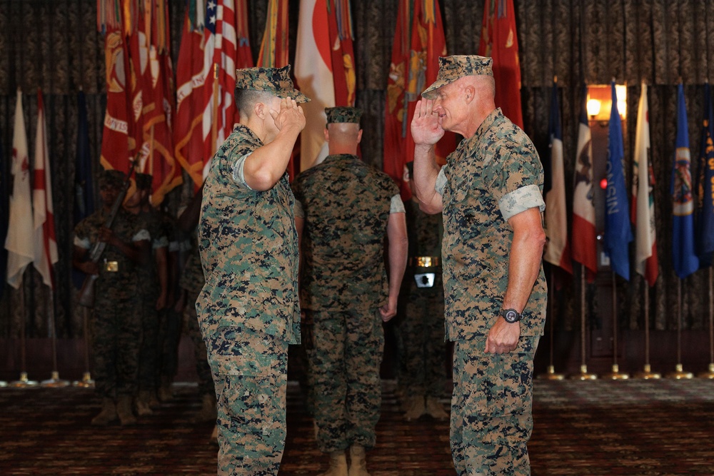 Lt. Gen. Turner relinquishes command of III Marine Expeditionary Force to Lt. Gen. Watson