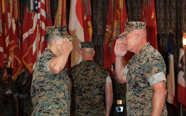 Lt. Gen. Turner relinquishes command of III Marine Expeditionary Force to Lt. Gen. Watson