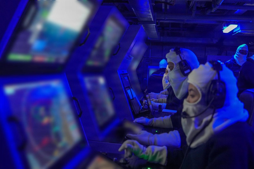 Philippine Navy Miguel Malvar crew man their stations for a Naval Surface Fire Support during RIMPAC 26