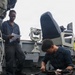Frank E. Petersen Jr. Sailors Conduct Maintenance