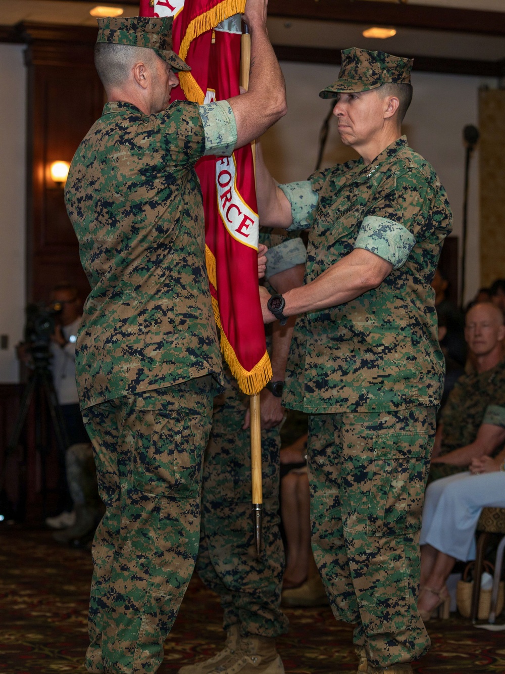 Lt. Gen. Turner relinquishes command of III Marine Expeditionary Force to Lt. Gen. Watson