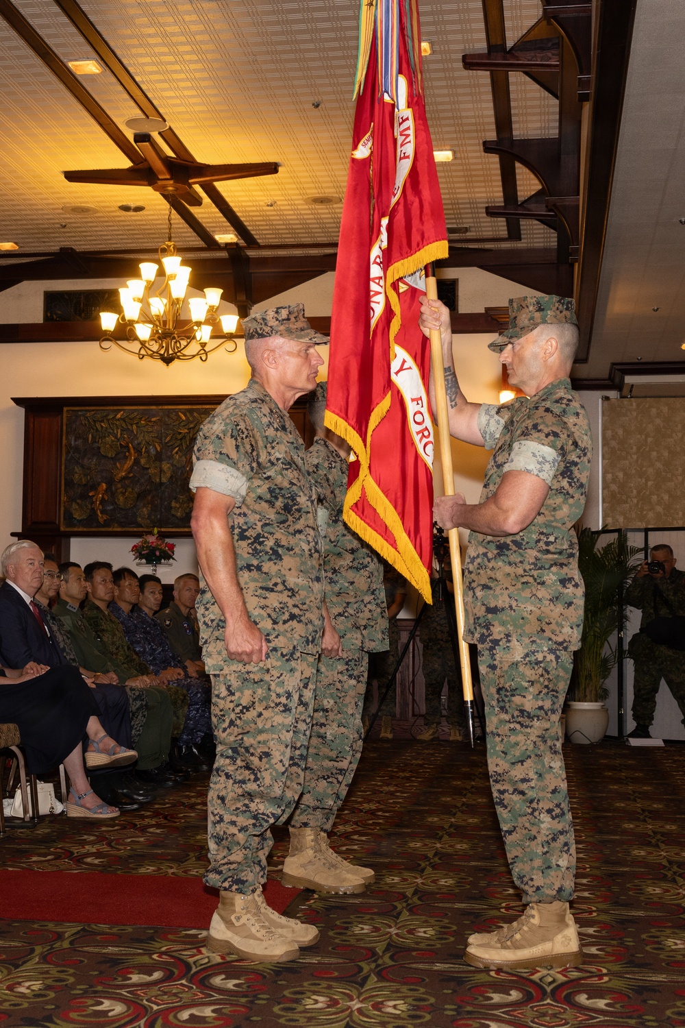 Lt. Gen. Turner relinquishes command of III Marine Expeditionary Force to Lt. Gen. Watson