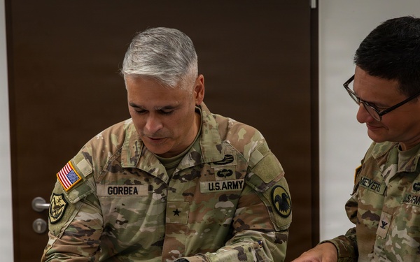 Brig. Gen. Gorbea joins 510th RSG for Poznań staff ride