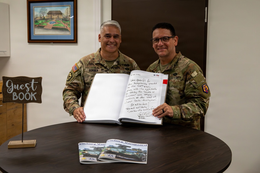 Brig. Gen. Gorbea joins 510th RSG for Poznań staff ride