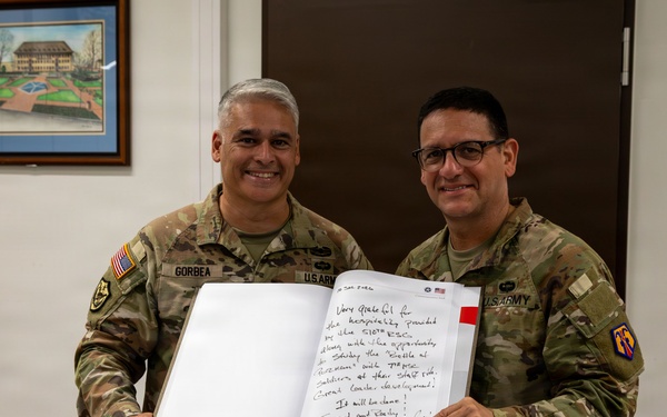 Brig. Gen. Gorbea joins 510th RSG for Poznań staff ride