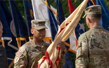 USAG Rheinland-Pfalz transfers authority from Higgins to Wood in change of command ceremony