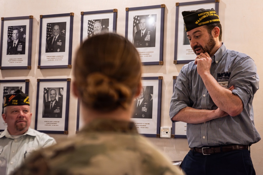 435th AGOW hosts Veterans of Foreign Wars at Ramstein