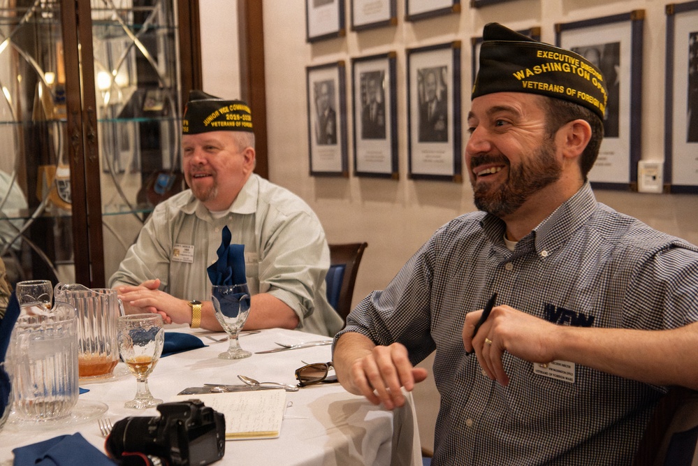 435th AGOW hosts Veterans of Foreign Wars at Ramstein
