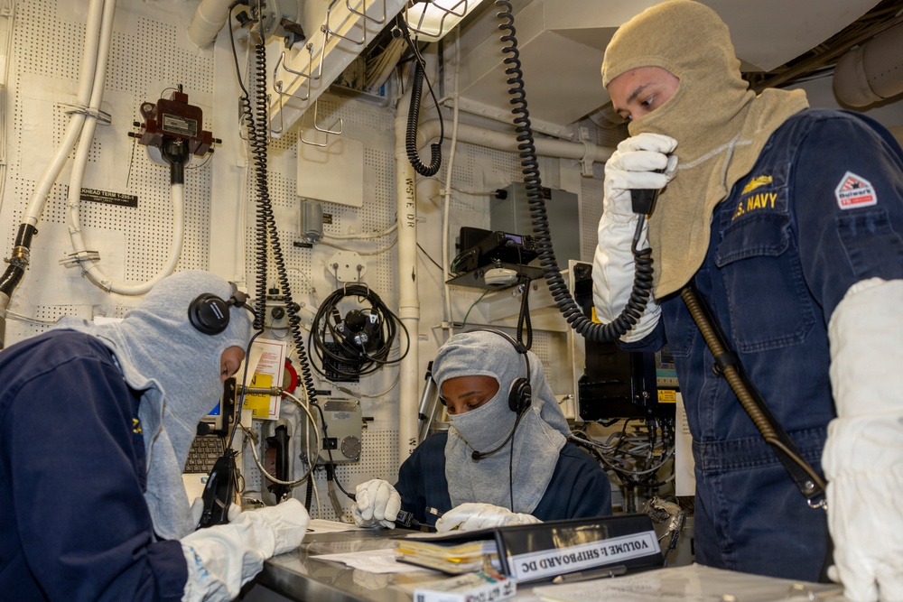 Delbert D. Black Conducts a Chemical Biological and Radiation Drill