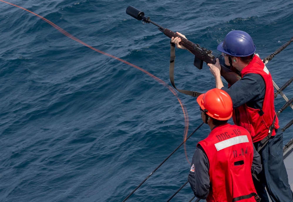 Delbert D. Black Conducts a Replenishment-at-Sea