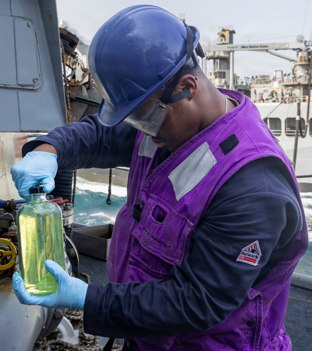 Delbert D. Black Conducts a Replenishment-at-Sea