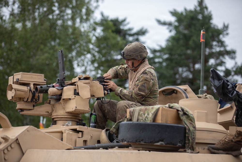 2-37 AR (1/1AD) Table III Gunnery, Poland, July 15, 2026