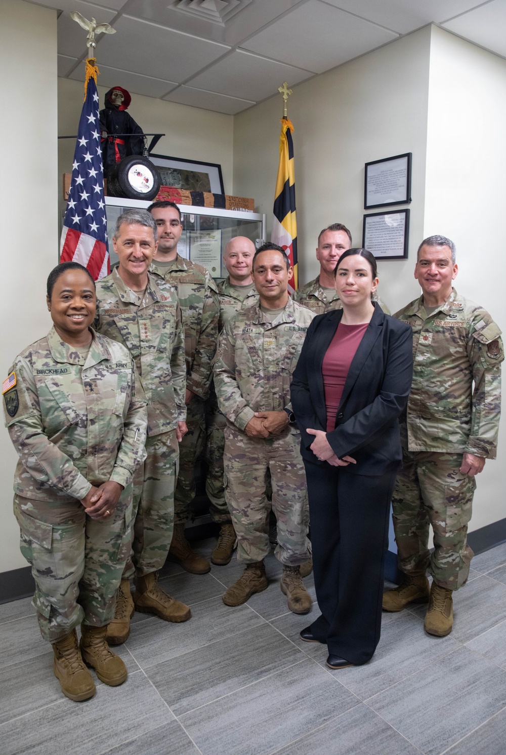 Chief of the National Guard Bureau recognizes Maryland Guard members