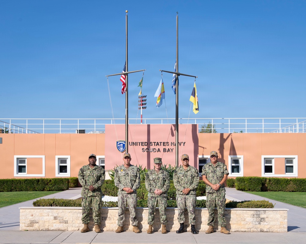 NSA Souda Bay hosts U.S. NAVEUR-NAVAF Fleet Master Chief King