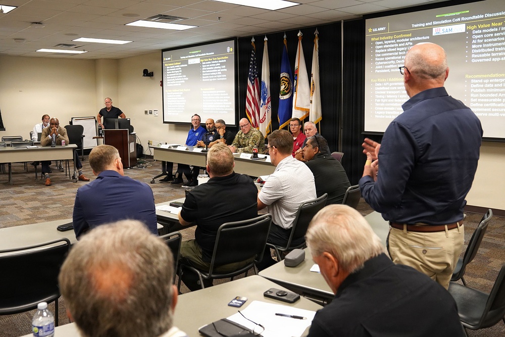 Training and Simulation Characteristics of Need (CoN)  Roundtable