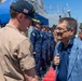USS Thomas Hudner (DDG 116) hosts CODEL Bilirakis