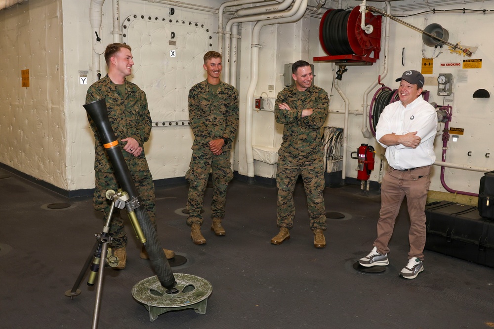 Sail250 Boston Chef Paul Wahlberg Tours Navy Ships