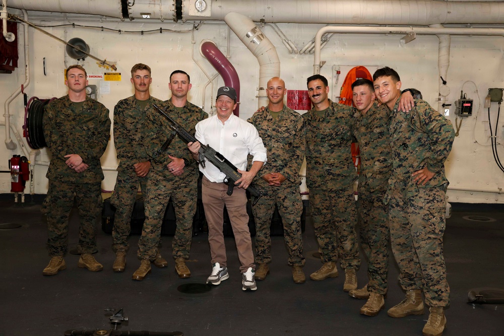 Sail250 Boston Chef Paul Wahlberg Tours Navy Ships