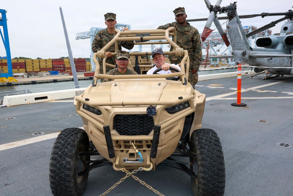 Sail250 Boston Chef Paul Wahlberg Tours Navy Ships