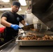 USS George H.W. Bush Sailors Conduct Food Preparation