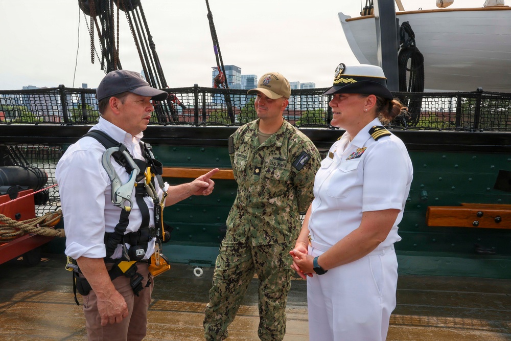 Sail250 Boston Chef Paul Wahlberg Tours Navy Ships