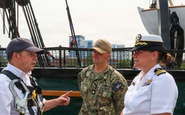 Sail250 Boston Chef Paul Wahlberg Tours Navy Ships