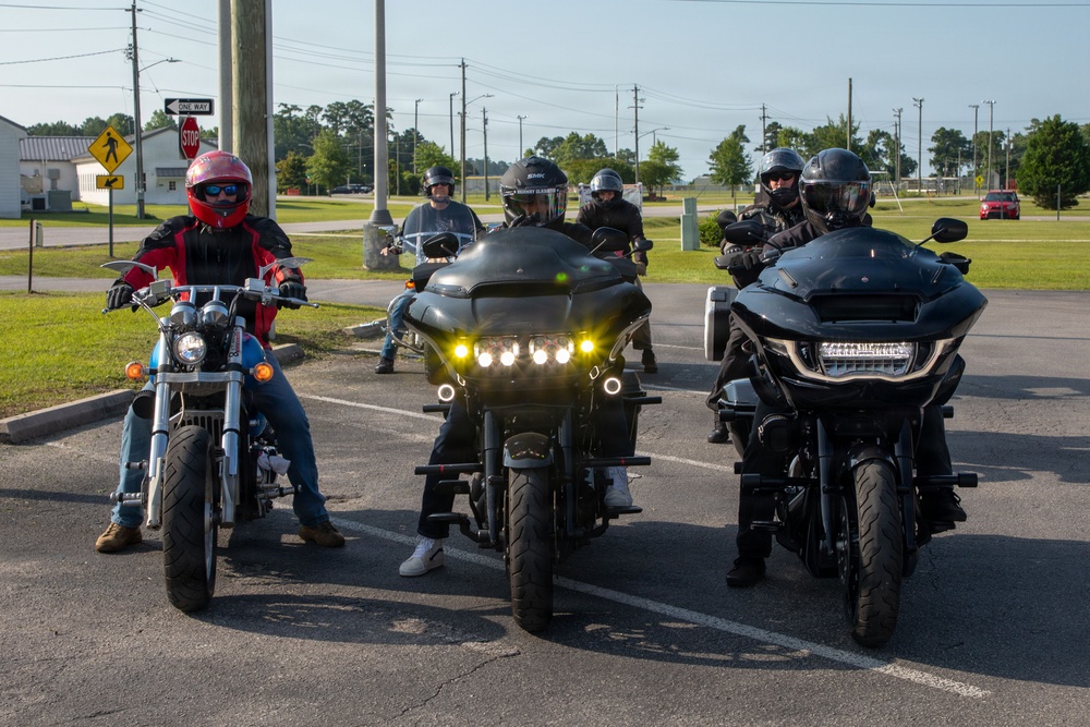 Marine Corps Combat Service Support Schools Motorcycle Mentorship Program Quarterly Ride