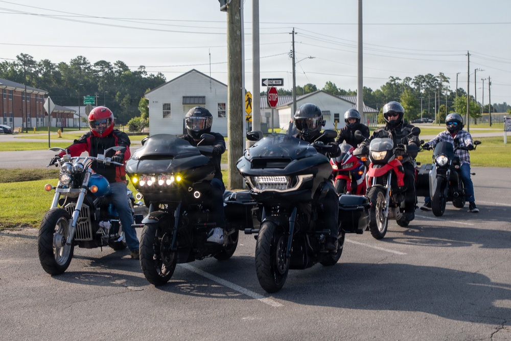 Marine Corps Combat Service Support Schools Motorcycle Mentorship Program Quarterly Ride
