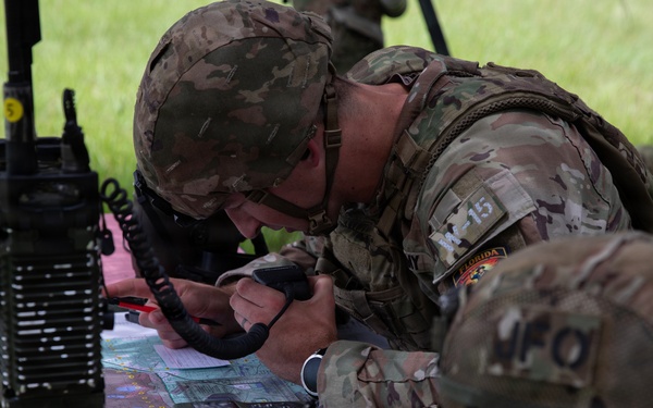 Call For Fire Lane at 2026 Best Warrior Competition