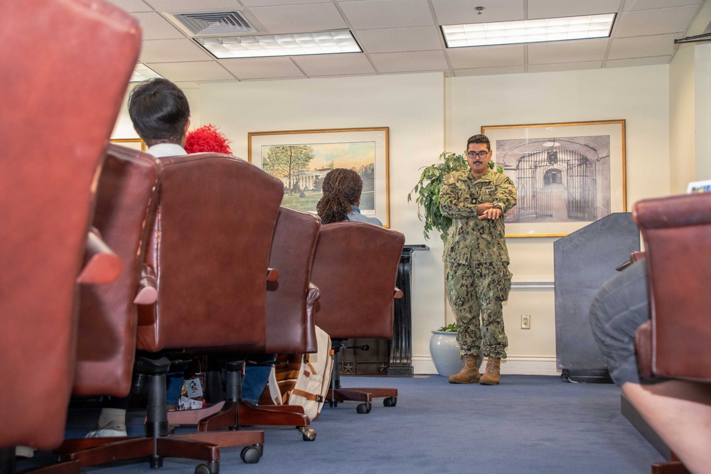 Navy Talent Acquisition Group (NTAG) and Educators Tour NMCP