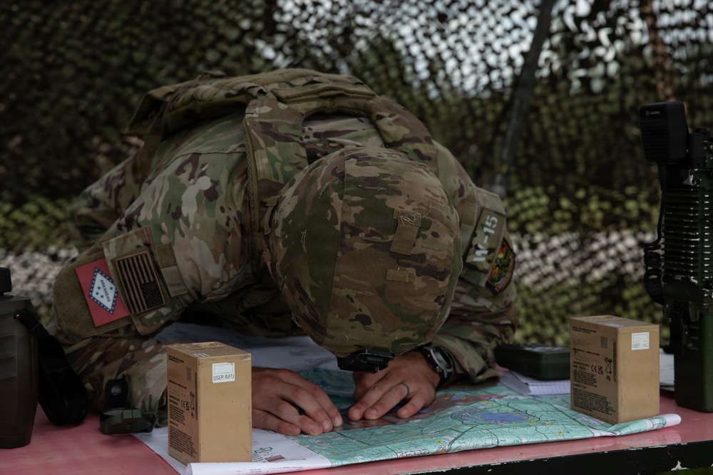 Call For Fire Lane at 2026 Best Warrior Competition
