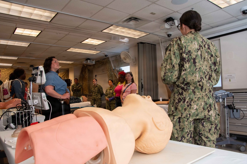 Navy Talent Acquisition Group (NTAG) and Educators Tour NMCP