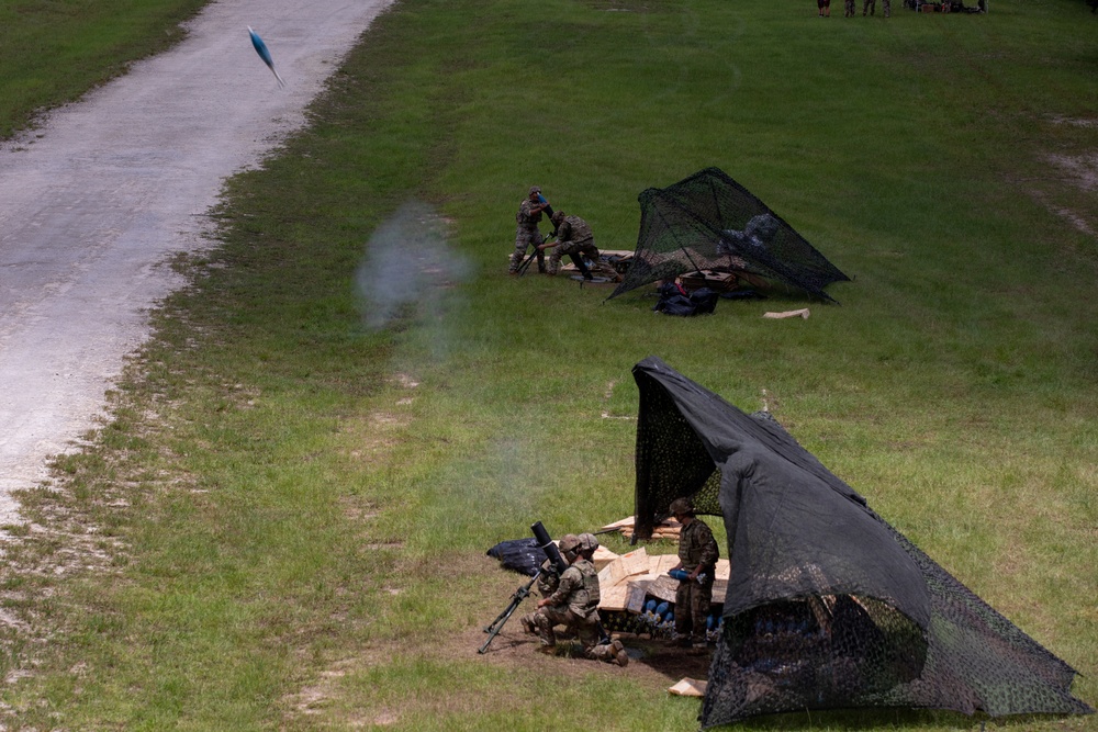 Call For Fire Lane at 2026 Best Warrior Competition