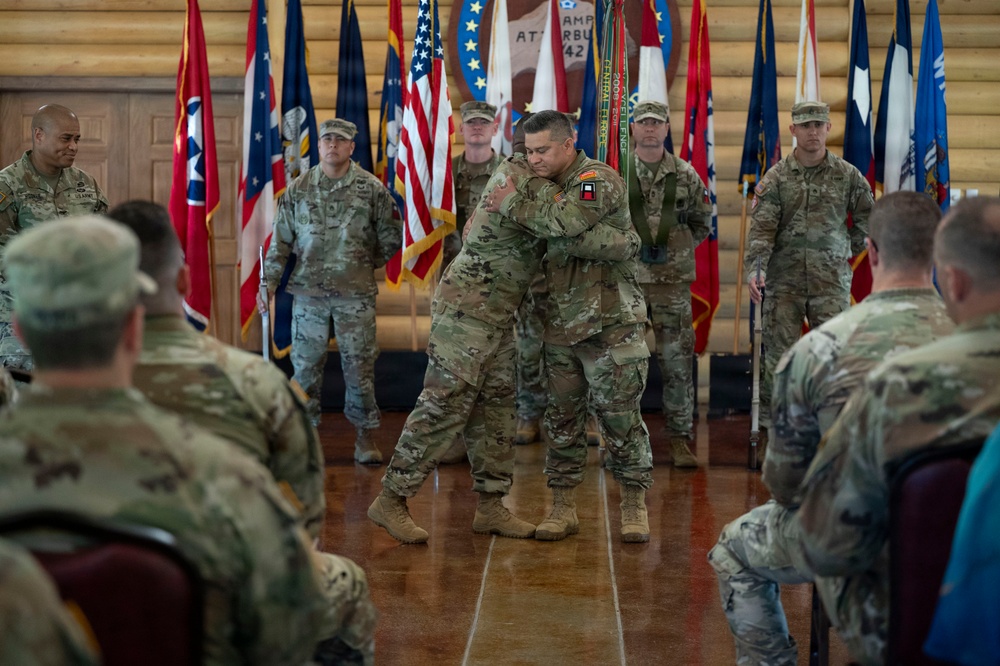 Command Sgt. Maj. Borja relinquishes responsibility
