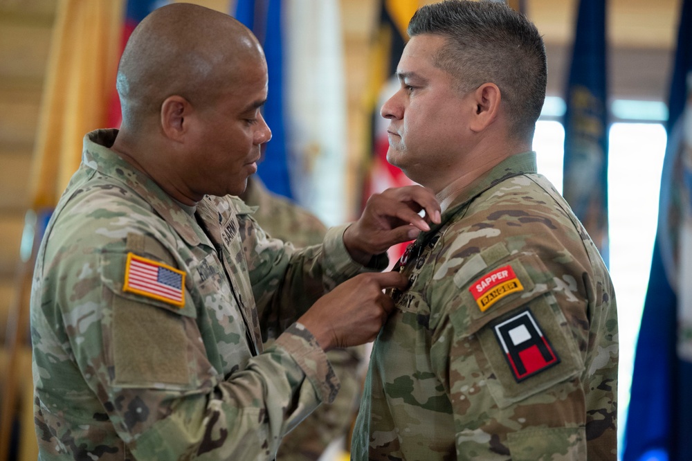 Command Sgt. Maj. Borja relinquishes responsibility