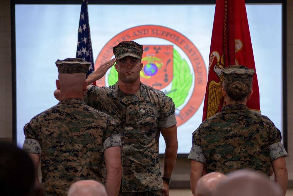 Headquarters and Support Battalion, School of Infantry – East Change of Command