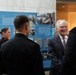 Brig. Gen. Shannon M. Brown hosts the Honorable Tim Kaine at Marine Barracks Washington's Sunset Parade