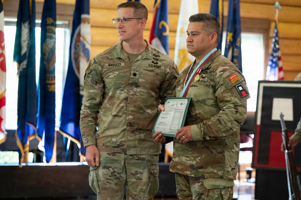 Command Sgt. Maj. Borja relinquishes responsibility