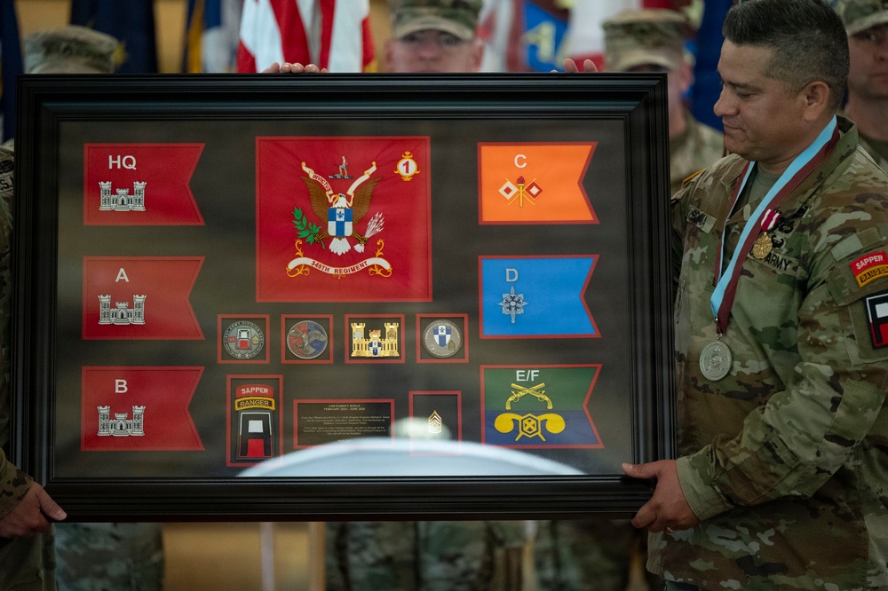 Command Sgt. Maj. Borja relinquishes responsibility