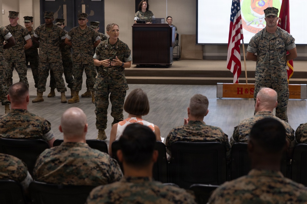 Headquarters and Support Battalion, School of Infantry – East Change of Command