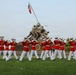 Brig. Gen. Shannon M. Brown hosts the Honorable Tim Kaine at Marine Barracks Washington's Sunset Parade