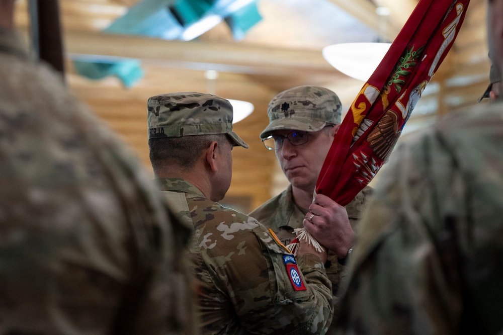 Command Sgt. Maj. Borja relinquishes responsibility