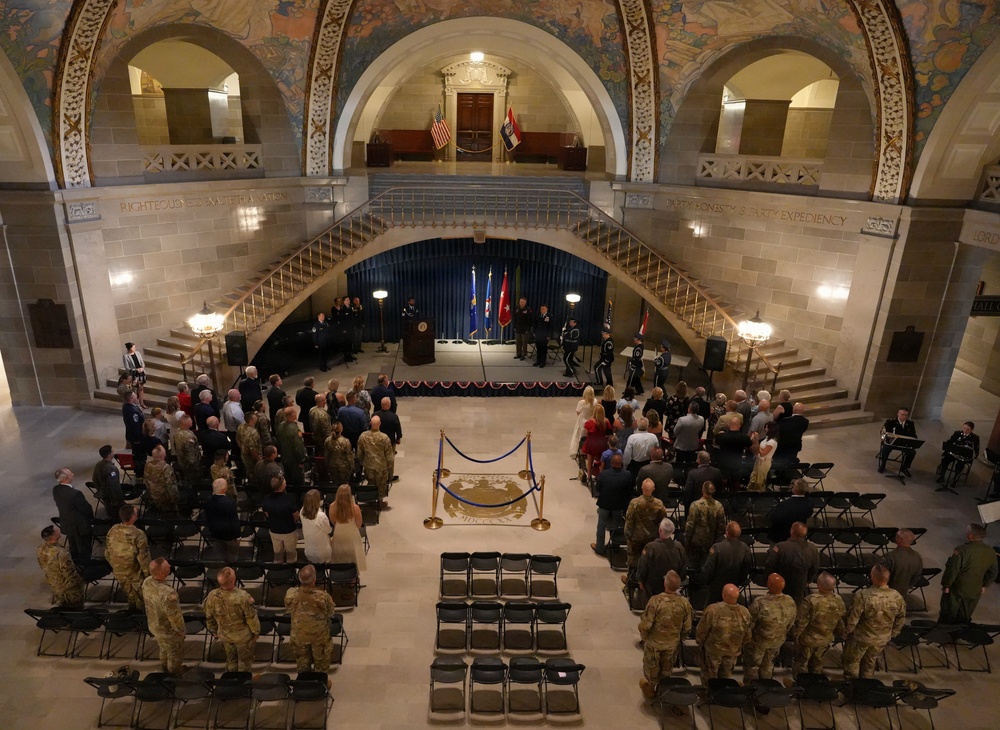 Brig. Gen. Kennish promotion ceremony to Brigadier General and Assumption of Command of the Missouri Air National Guard