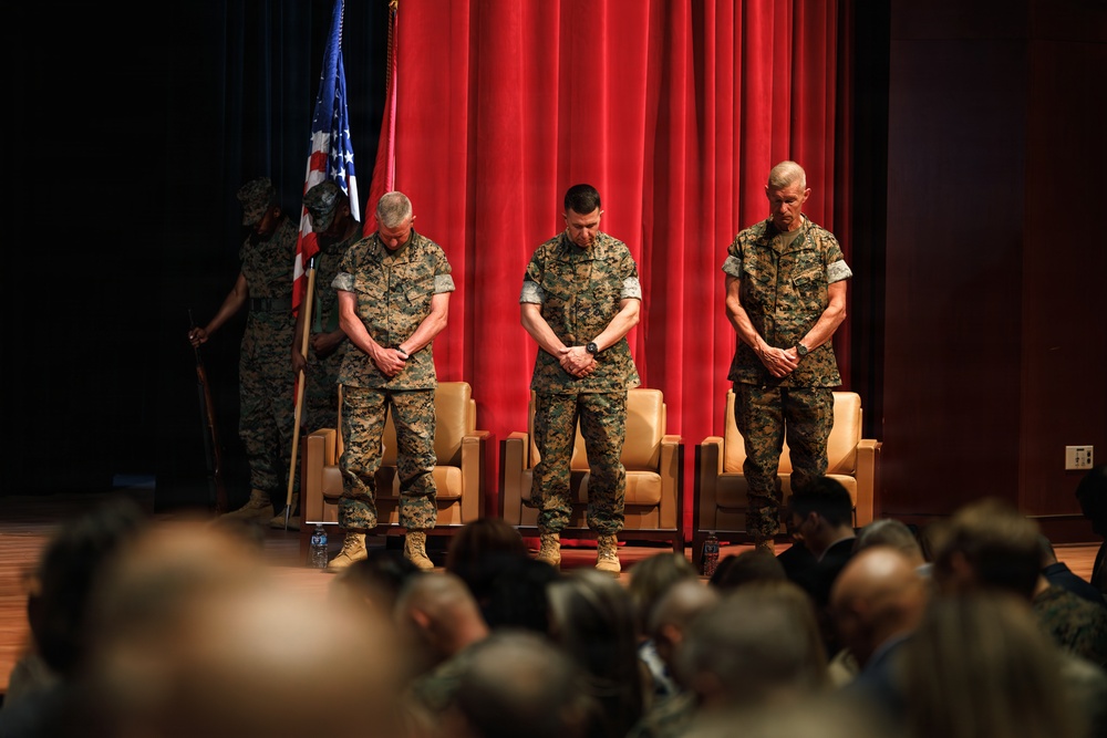 Training and Education Command change of command ceremony